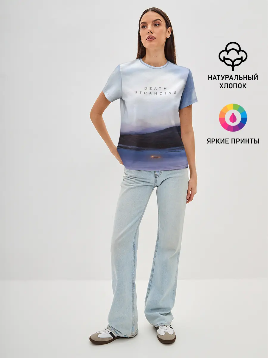 Женская базовая футболка / DEATH STRANDING