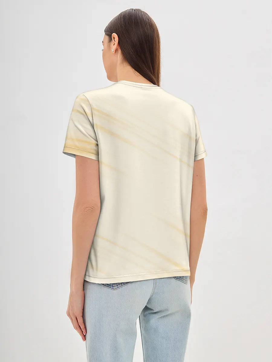 Женская базовая футболка / Генос киборг One Punch-Man