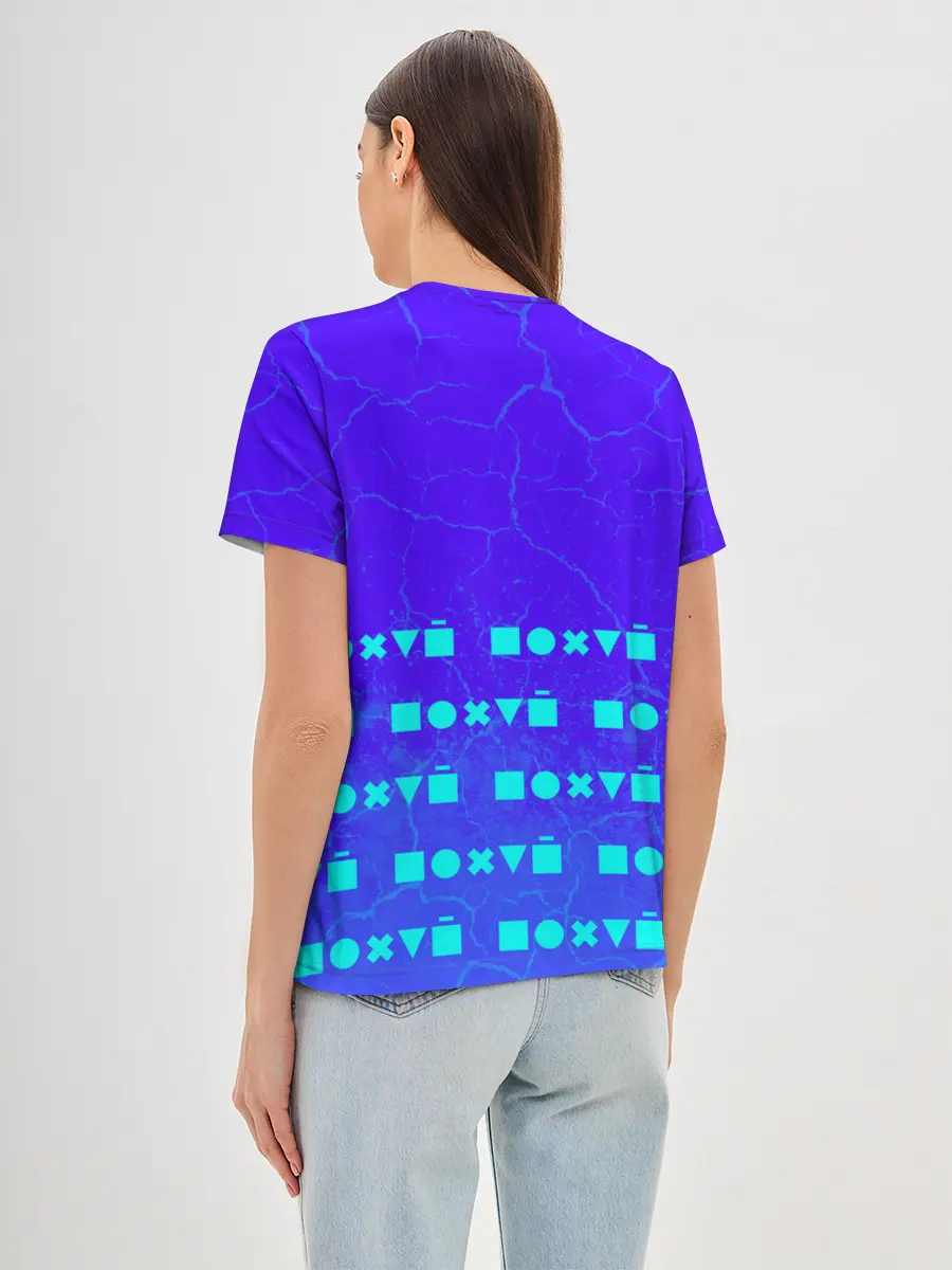 Женская базовая футболка / Мне Без Разницы - Краска