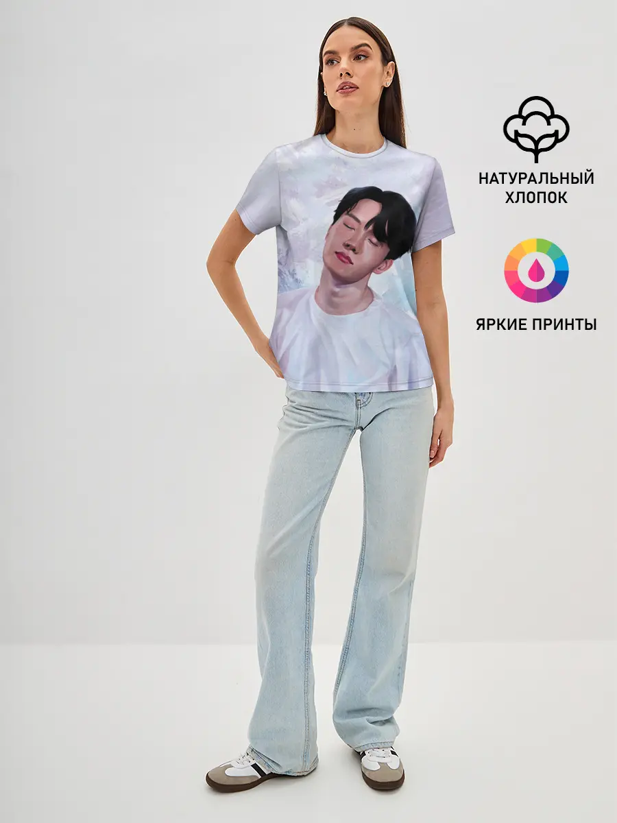 Женская базовая футболка / BTS