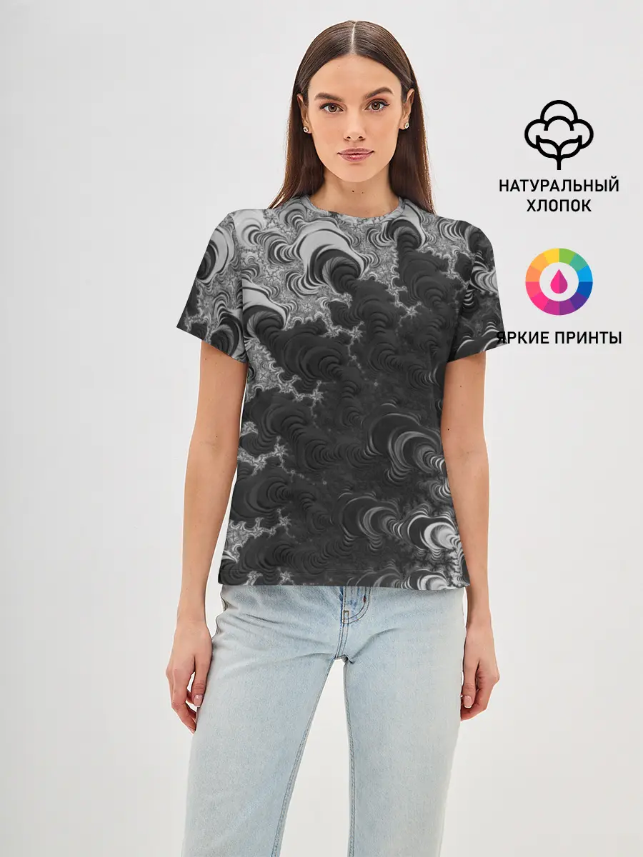 Женская базовая футболка / Абстракция