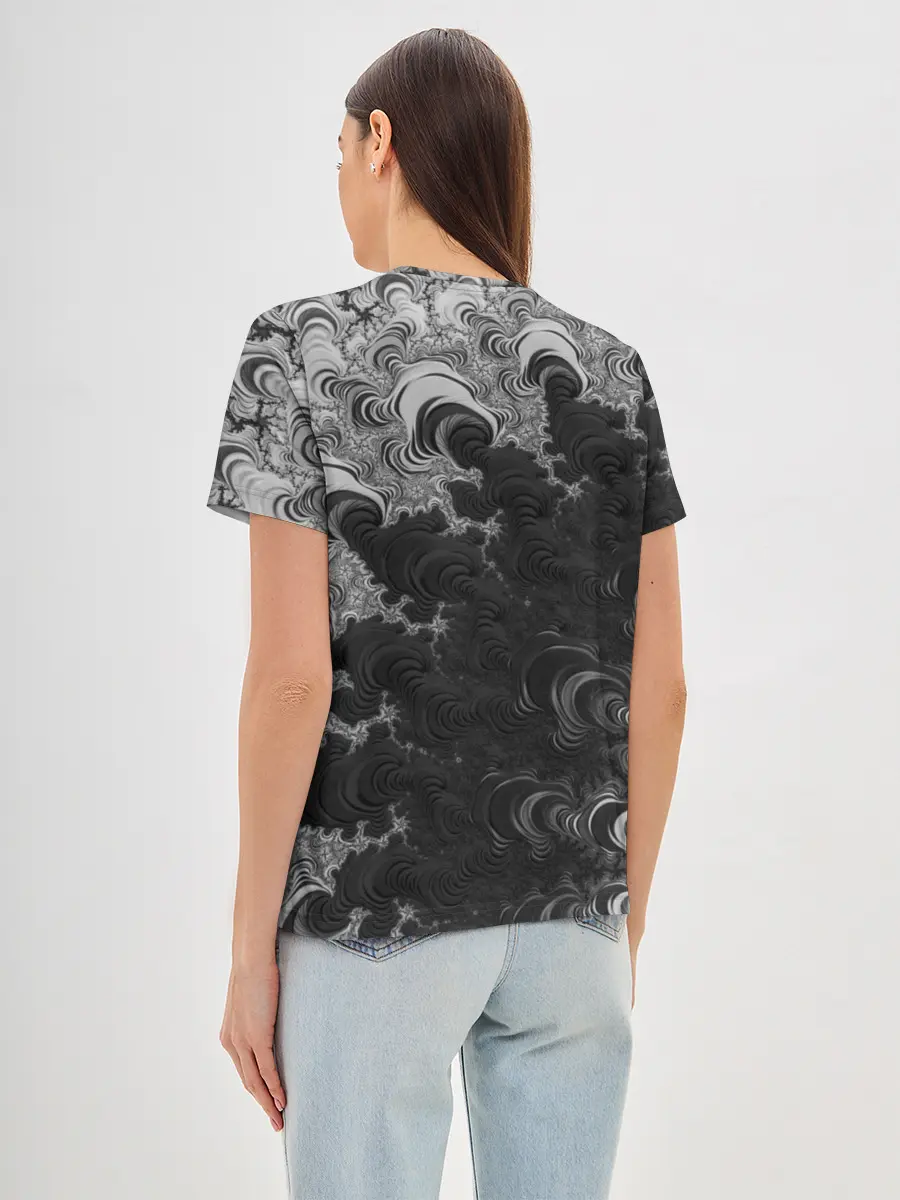 Женская базовая футболка / Абстракция