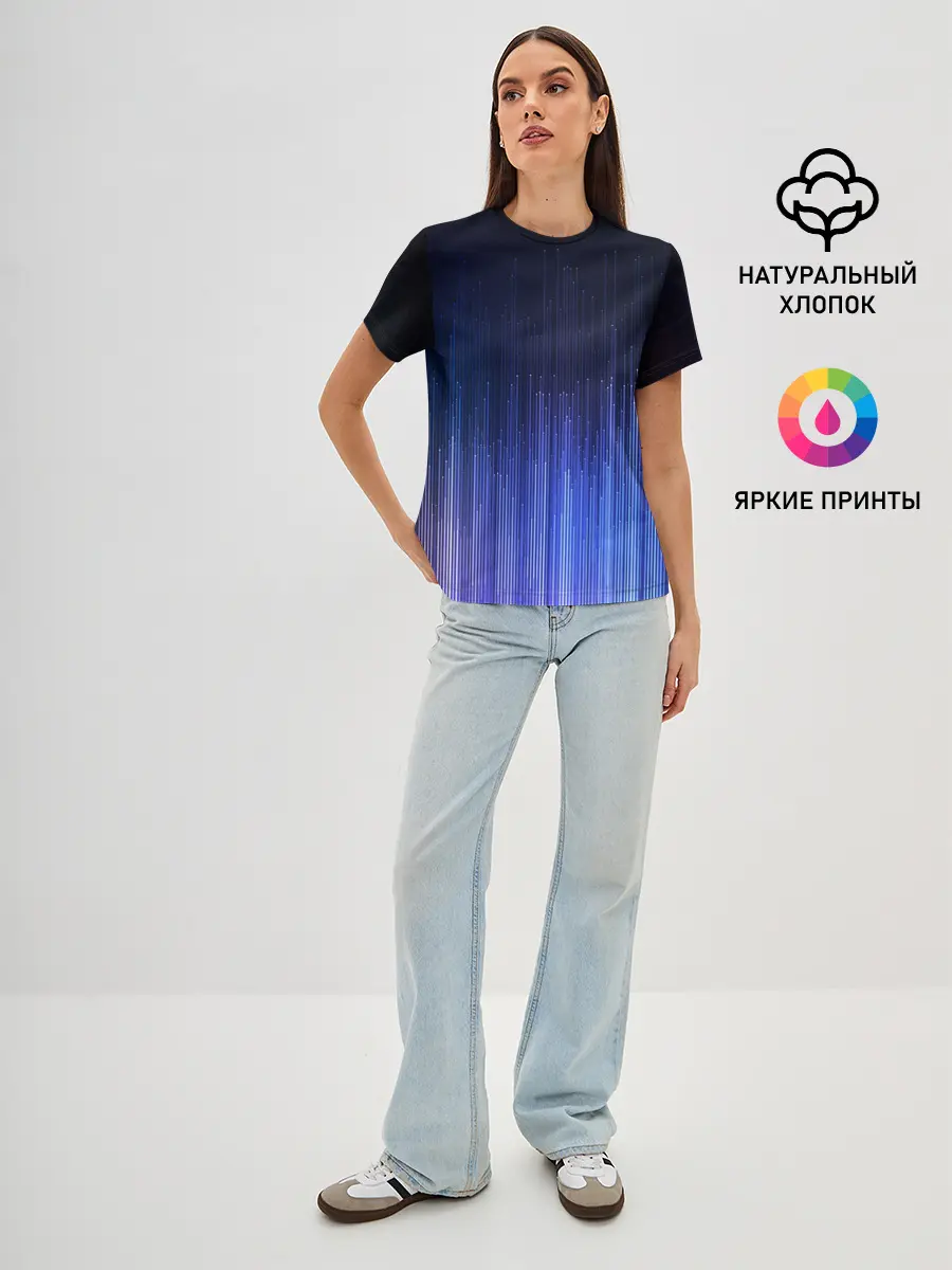 Женская базовая футболка / Эквалайзер настроения | Mood Equalizer