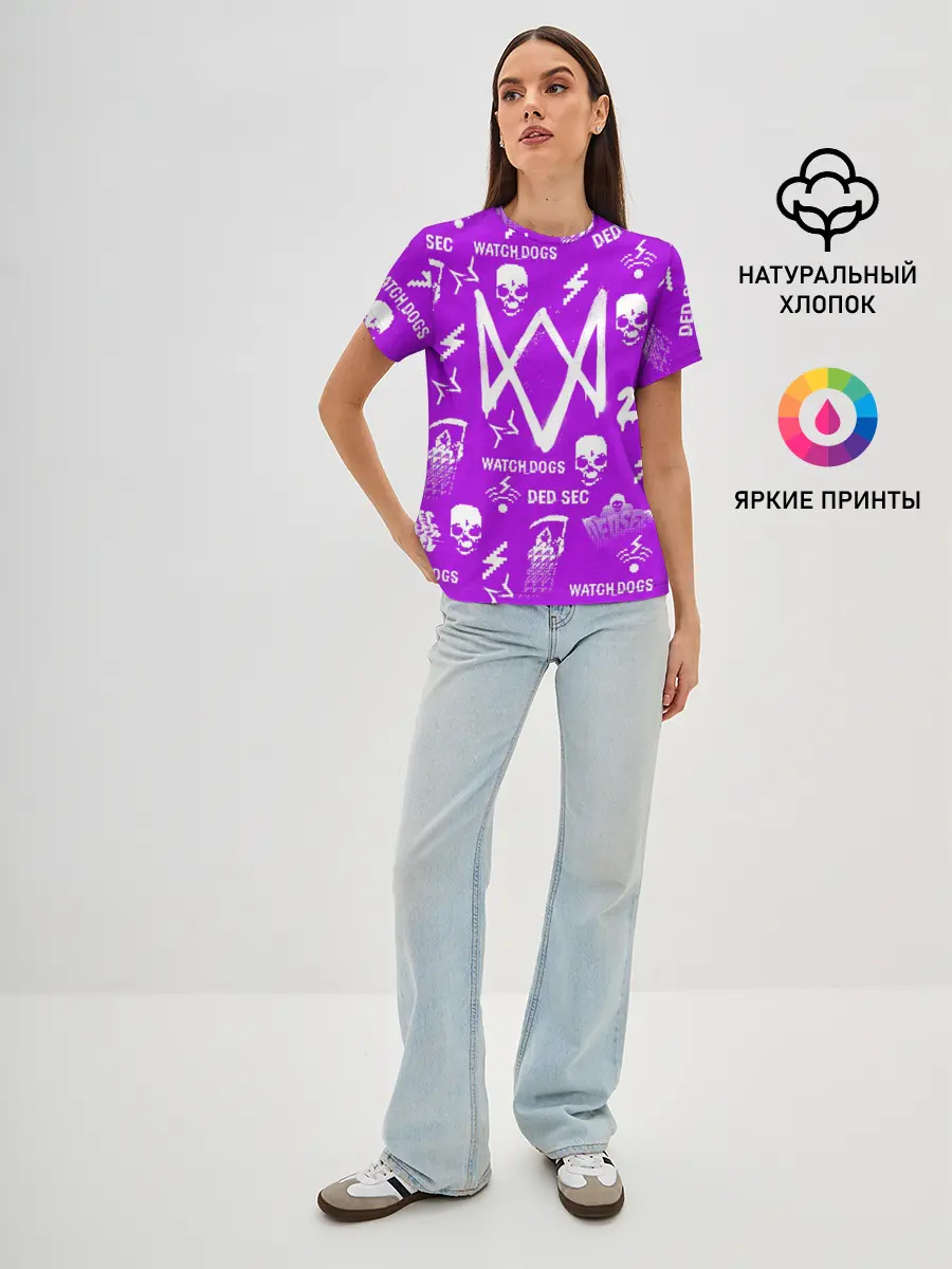 Женская базовая футболка / WATCH DOGS 2