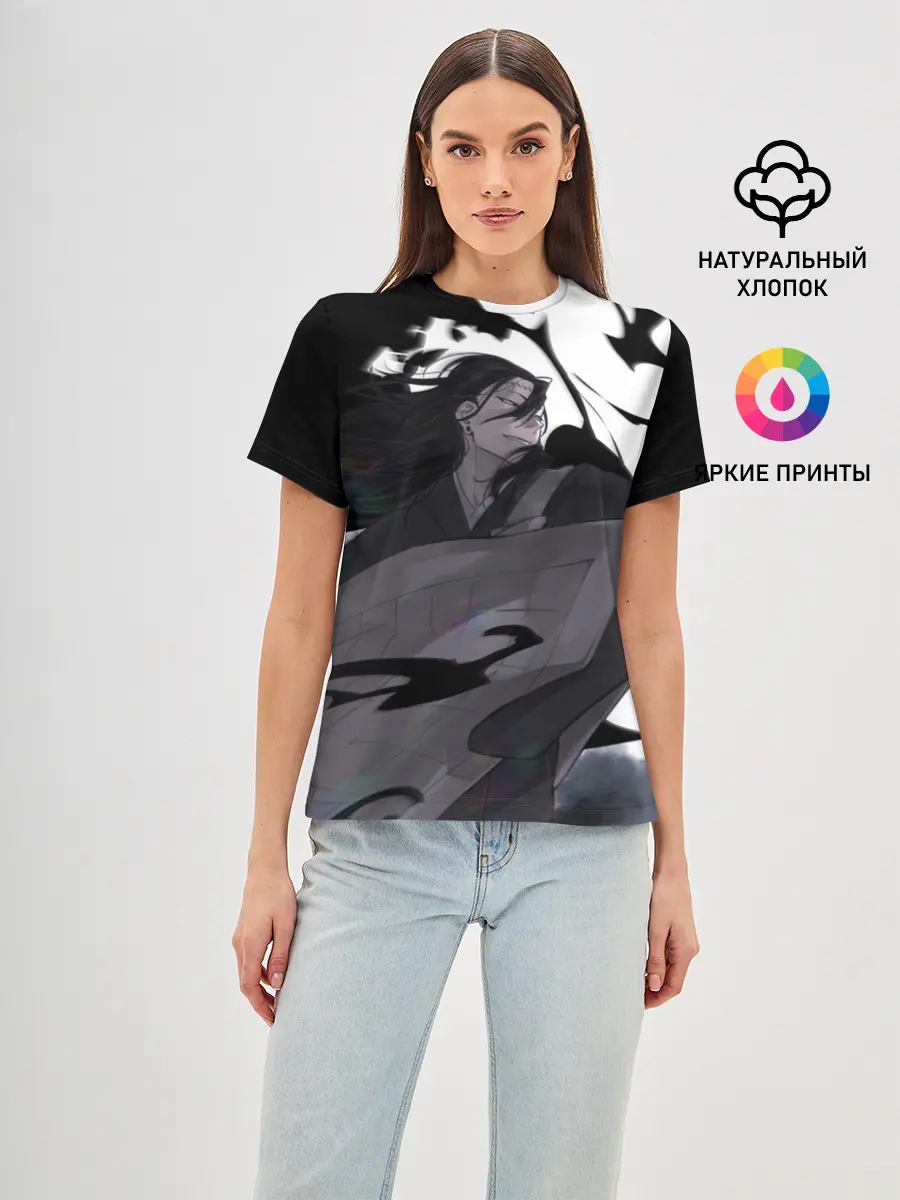 Женская базовая футболка / Магическая Битва