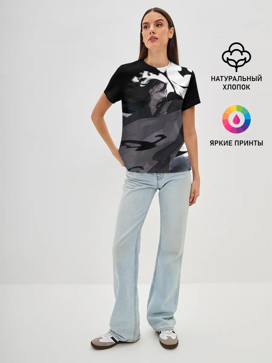 Женская базовая футболка / Магическая Битва