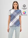 Женская базовая футболка / Шотландка | Scottish | Tartan