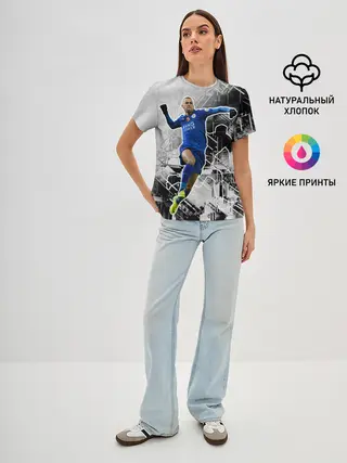 Женская базовая футболка / Прыжок