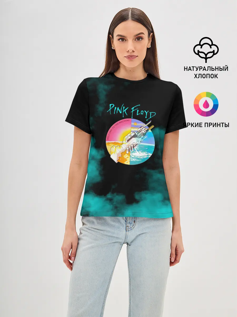 Женская базовая футболка / Pink Floyd