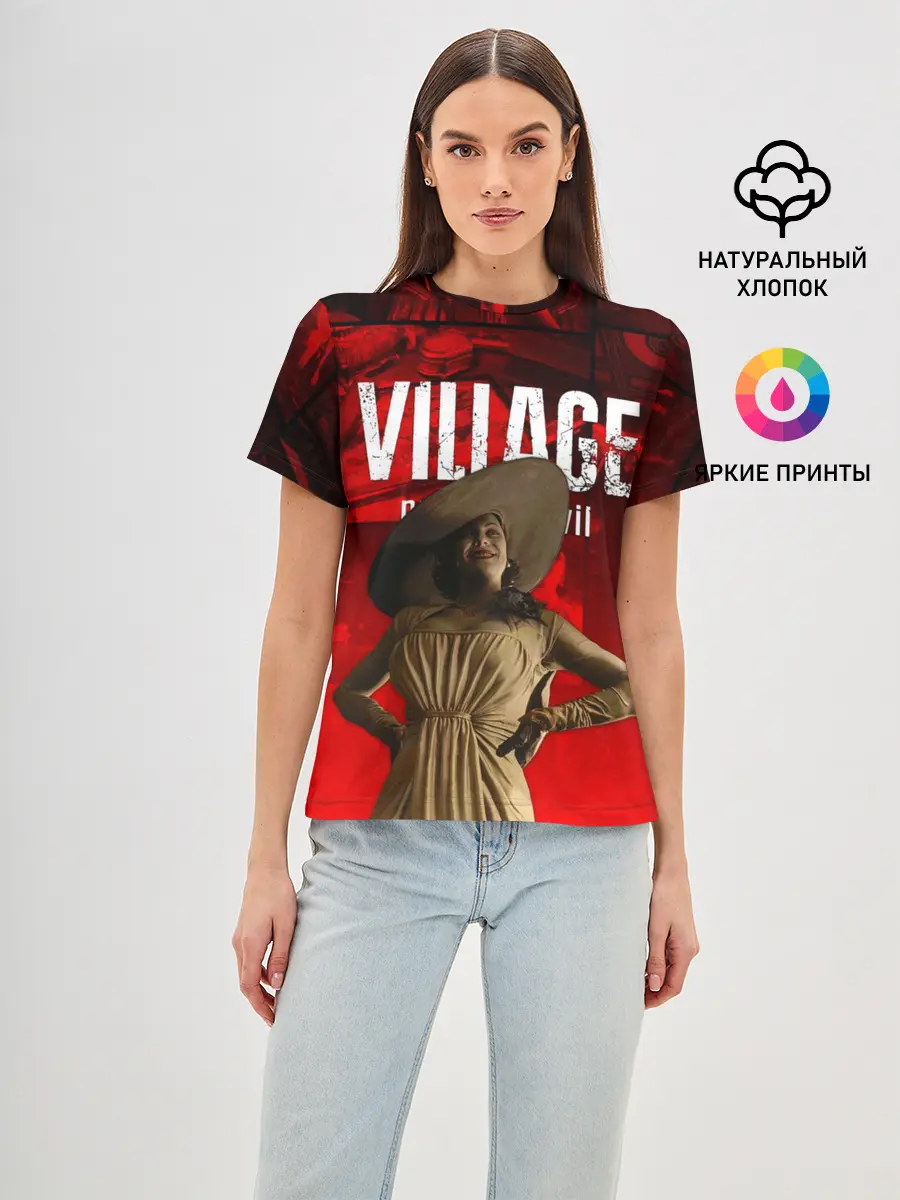 Женская базовая футболка / RESIDENT EVIL 8 / ДИМИТРЕСКУ