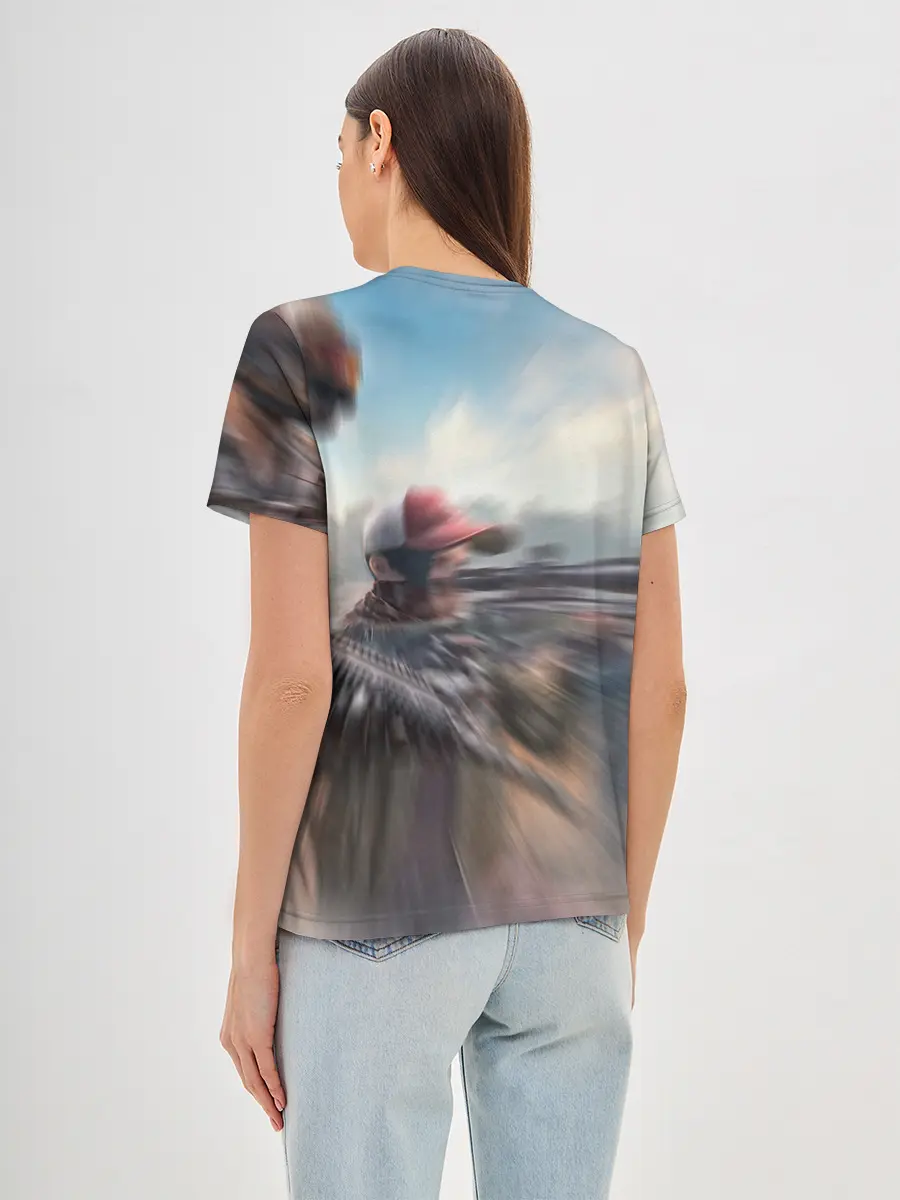 Женская базовая футболка / Королевская битва | ПУБГ