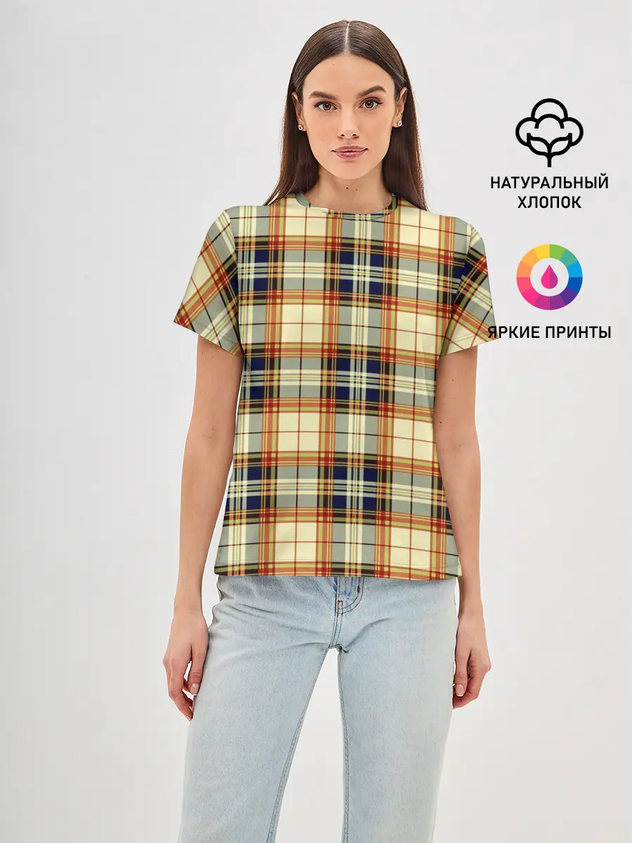 Женская базовая футболка / Джентльмены Ретро