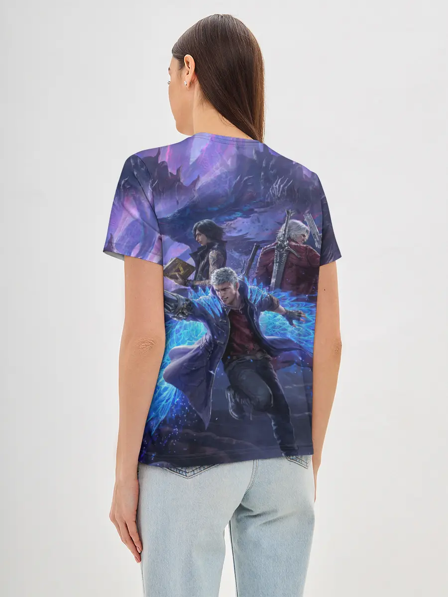 Женская базовая футболка / DEVIL MAY CRY | ДЕВИЛ МАЙ КРАЙ