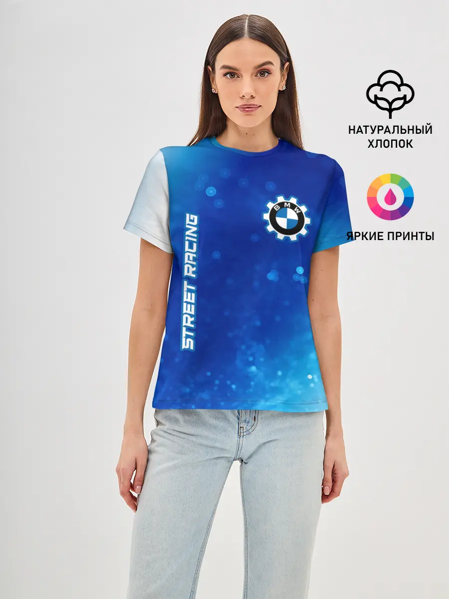 Женская базовая футболка / БМВ - Racing