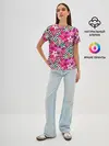 Женская базовая футболка / Тропические цветы