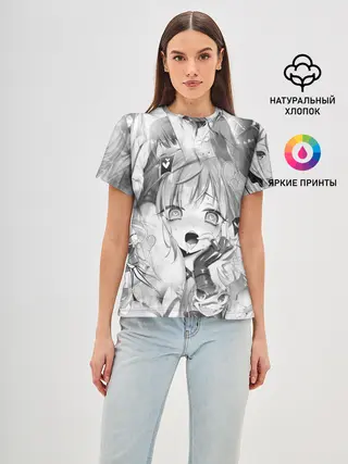 Женская базовая футболка / Full Dive RPG Manga