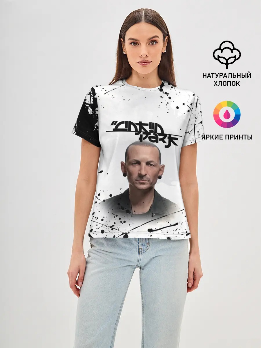 Женская базовая футболка / ЧЕСТЕР | ЛИНКИН ПАРК