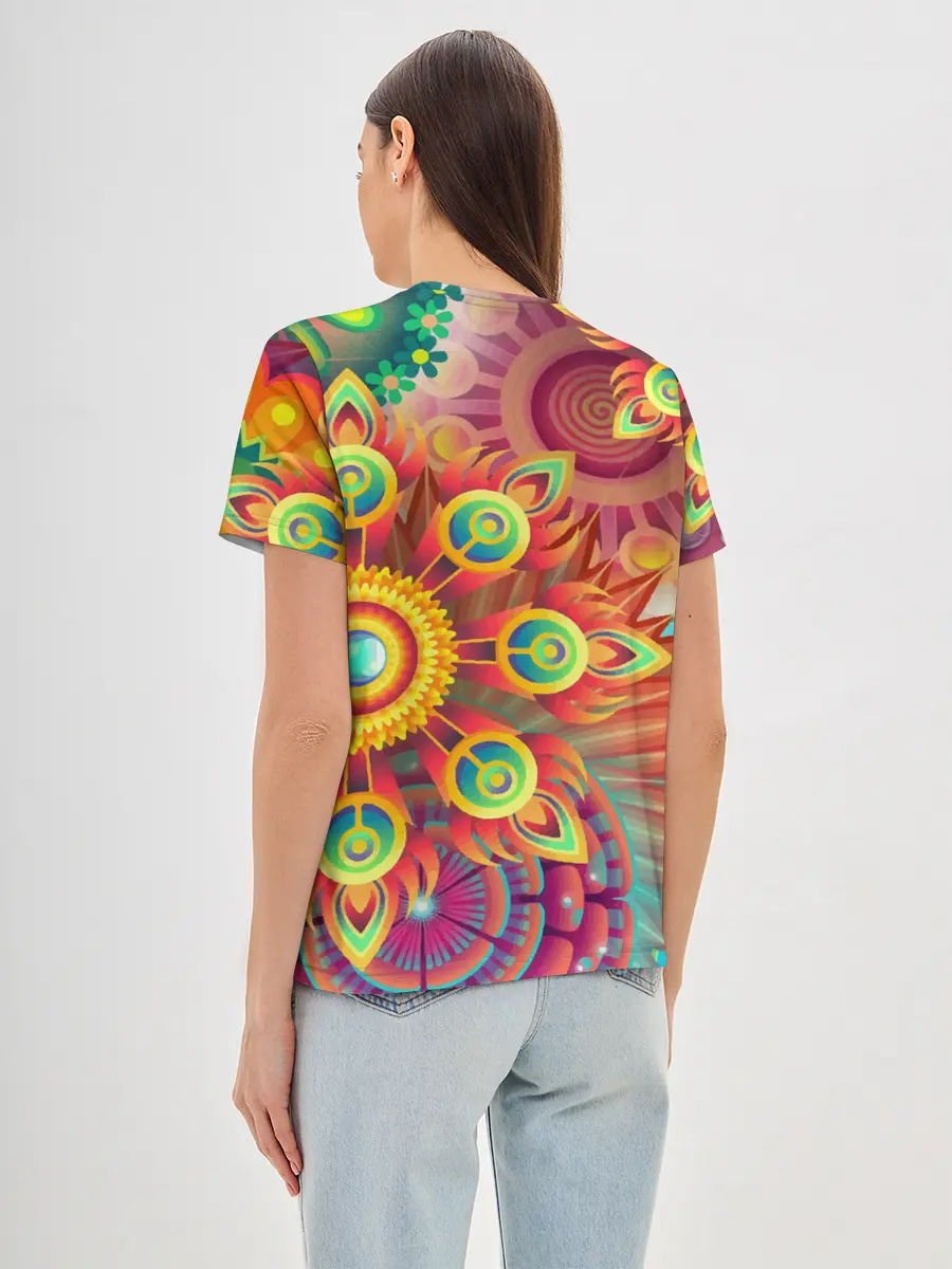 Женская базовая футболка / Тропики