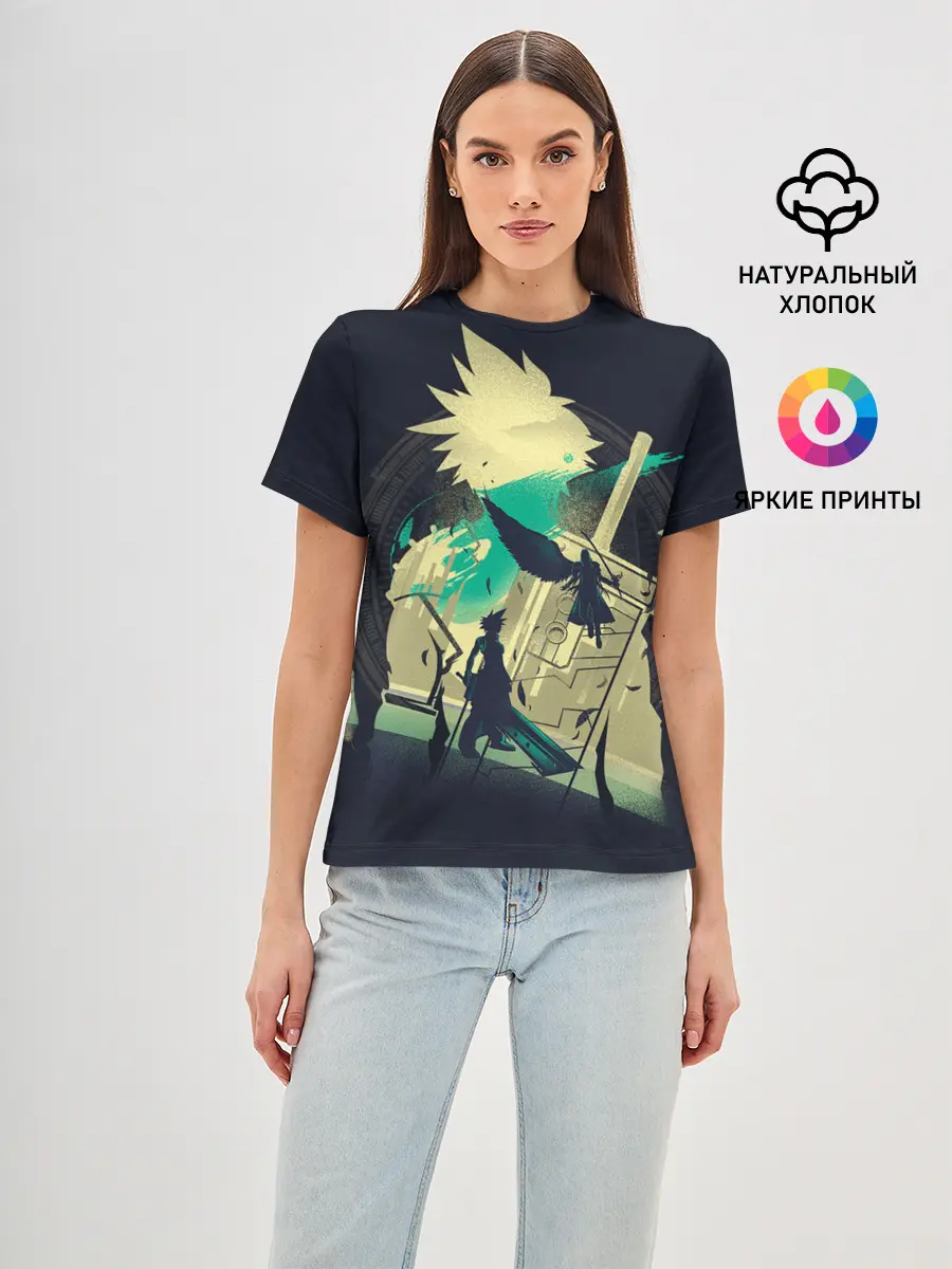 Женская базовая футболка / Final Fantasy VII