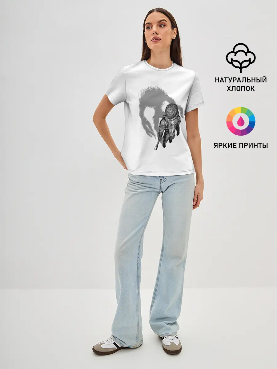 Женская базовая футболка / Prey