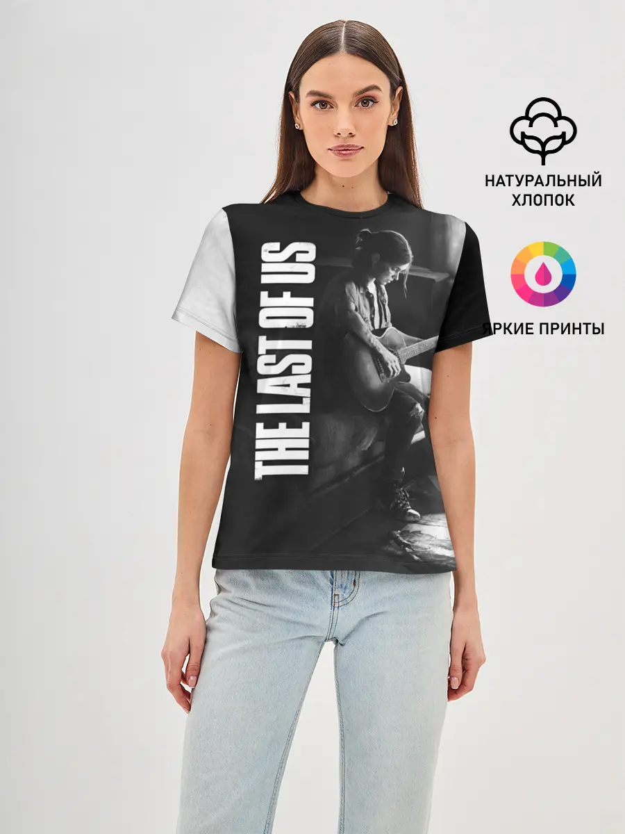 Женская базовая футболка / THE LAST OF US 2 | ОДНИ ИЗ НАС 2 ЭЛЛИ