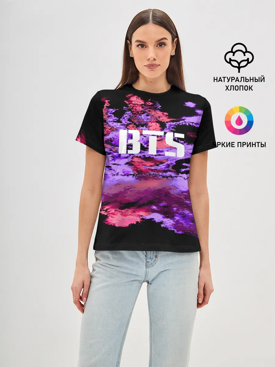 Женская базовая футболка / BTS