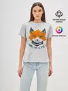 Женская базовая футболка / Hello Fox