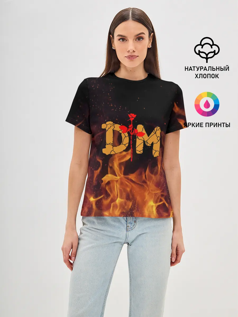 Женская базовая футболка / Depeche Mode