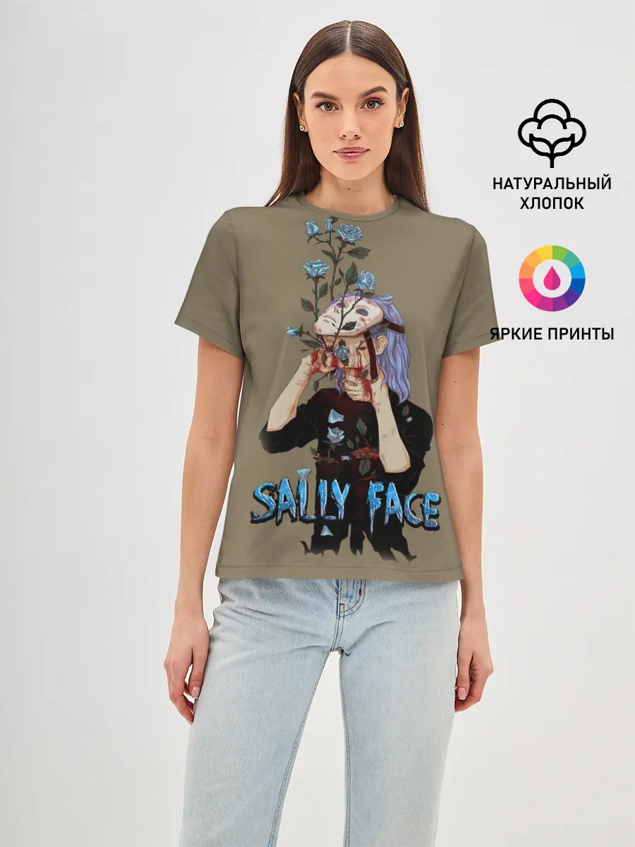 Женская базовая футболка / Sally Face