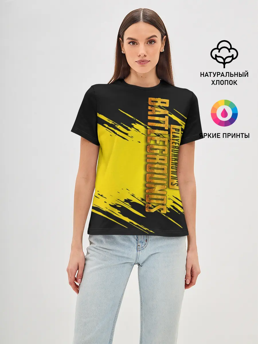 Женская базовая футболка / PUBG