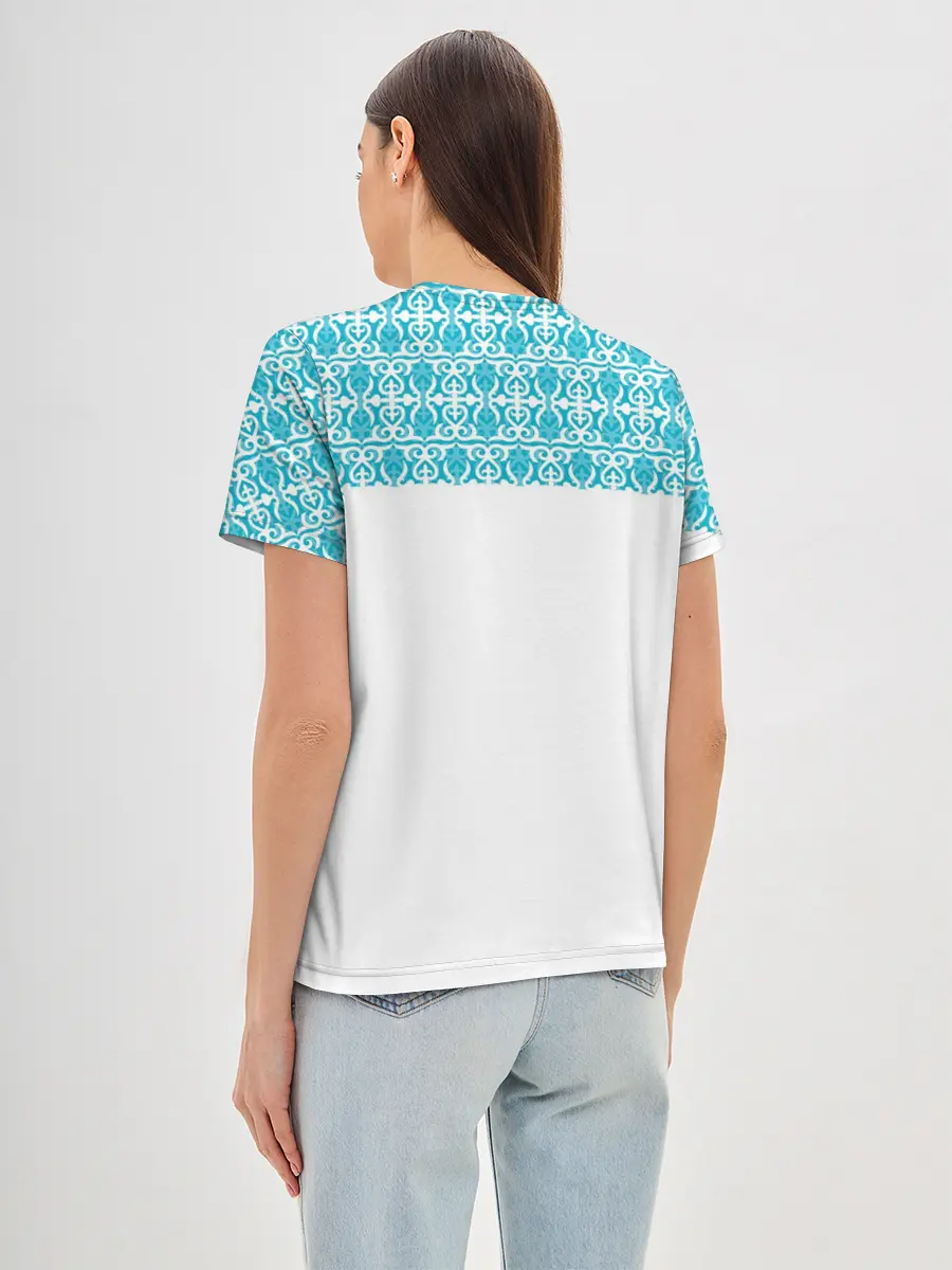 Женская базовая футболка / Казахстан Форма