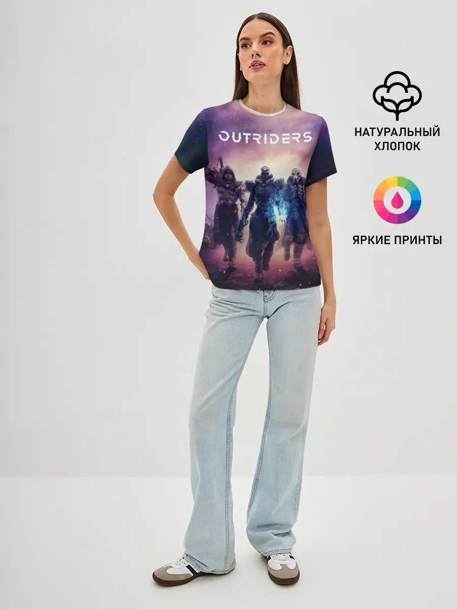Женская базовая футболка / Outriders