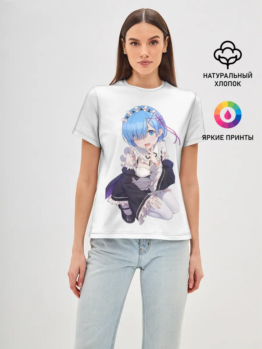 Женская базовая футболка / Re:Zero