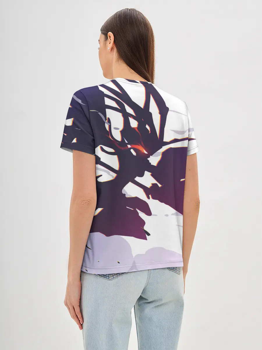 Женская базовая футболка / милый во франксе абстракция