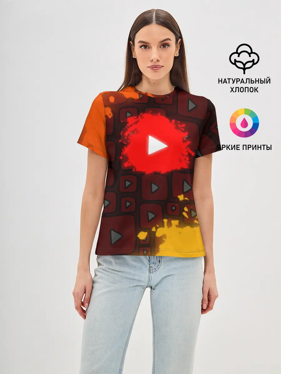 Женская базовая футболка / YouTube