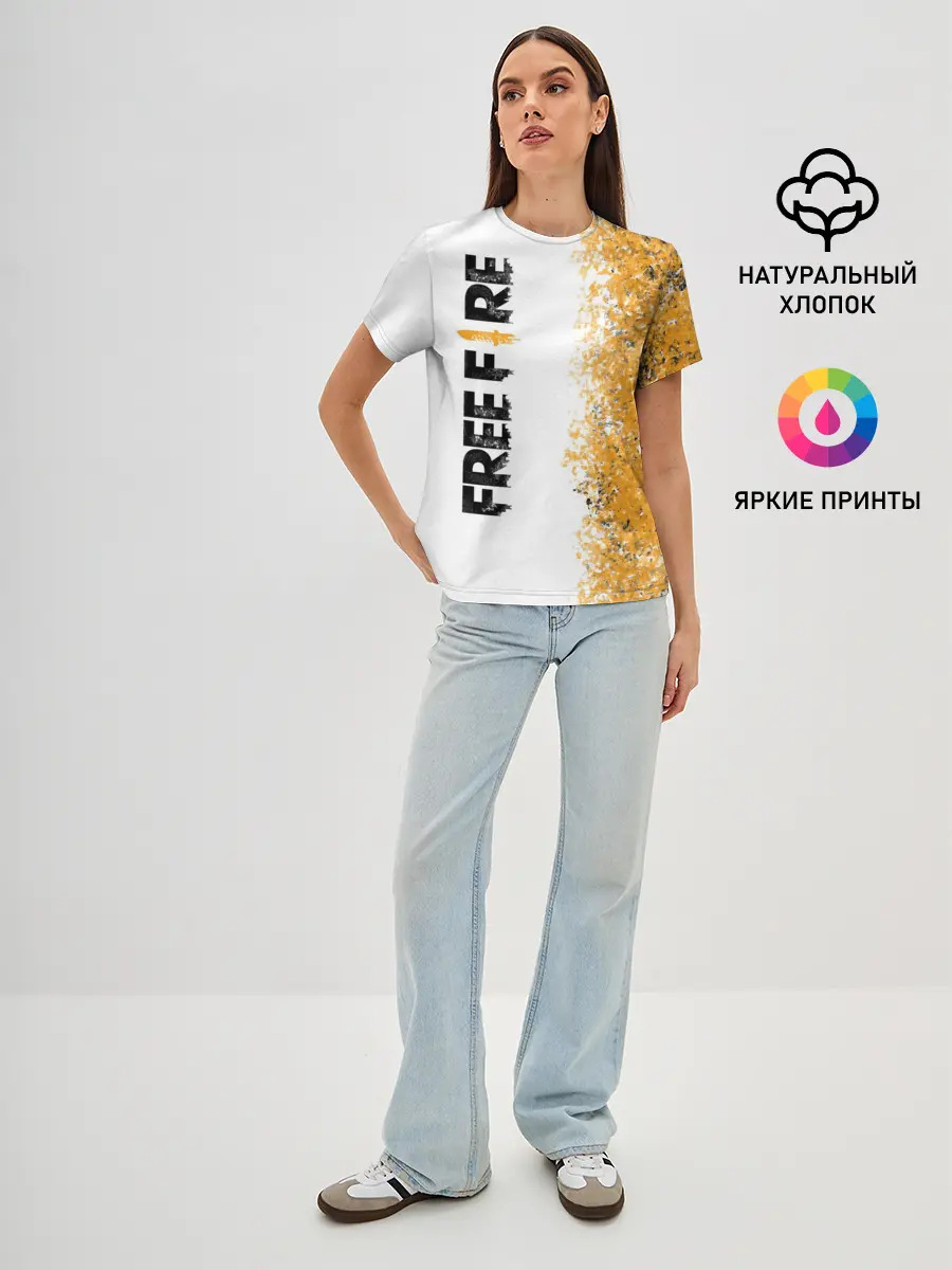 Женская базовая футболка / FREE FIRE