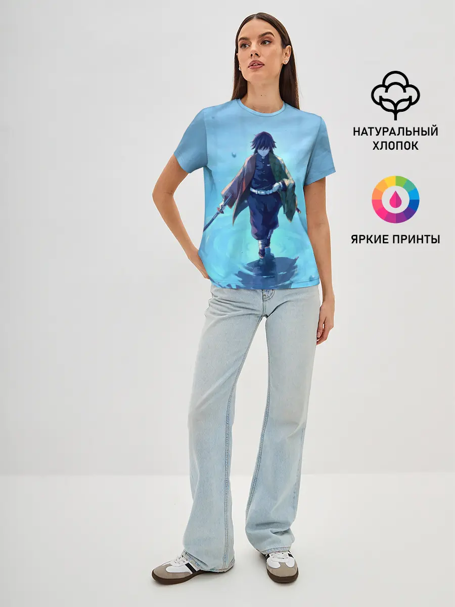 Женская базовая футболка / ГИЮ ТОМИОКА