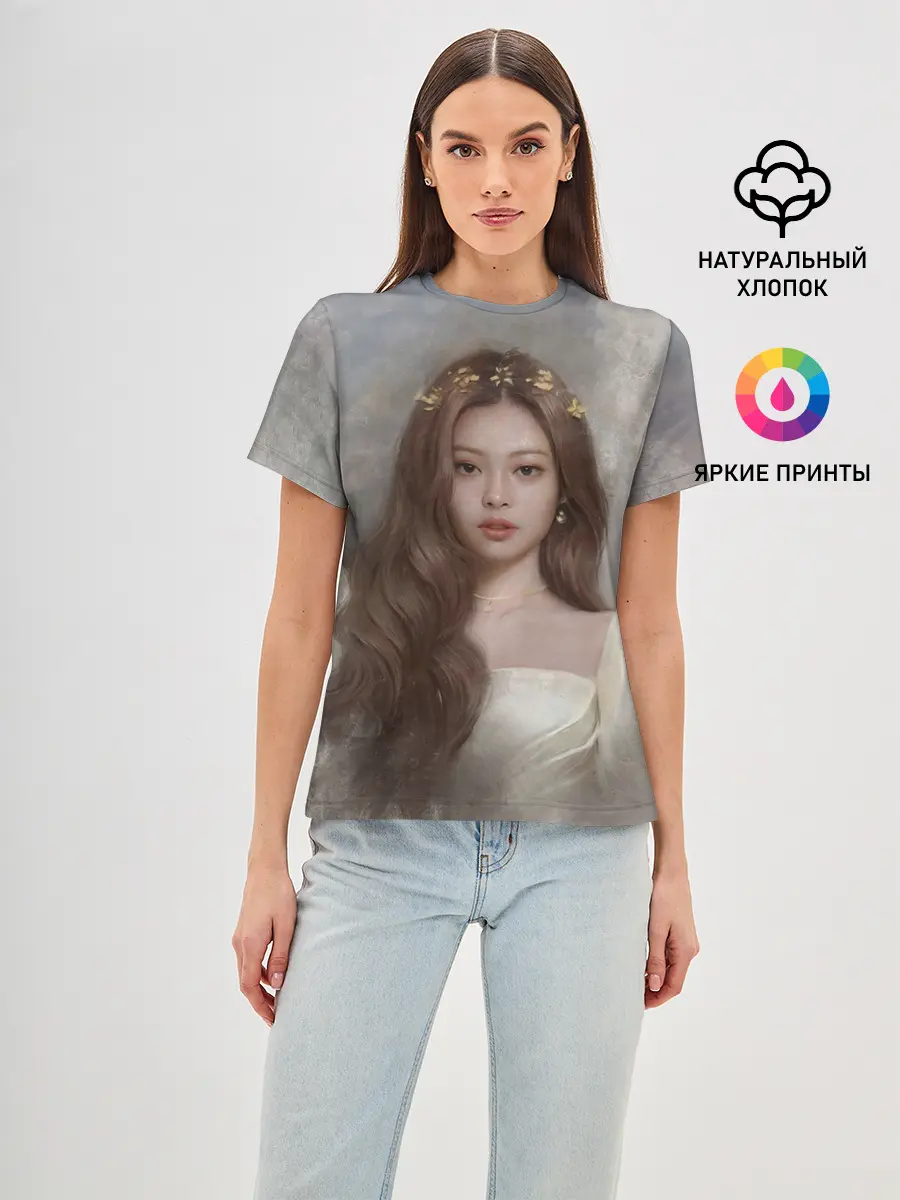 Женская базовая футболка / Дженни маслом