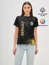 Женская базовая футболка / Renault | Брызги