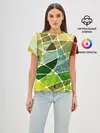 Женская базовая футболка / Мозаика
