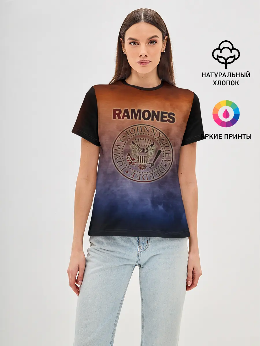 Женская базовая футболка / Ramones
