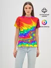Женская базовая футболка / TIE-DYE