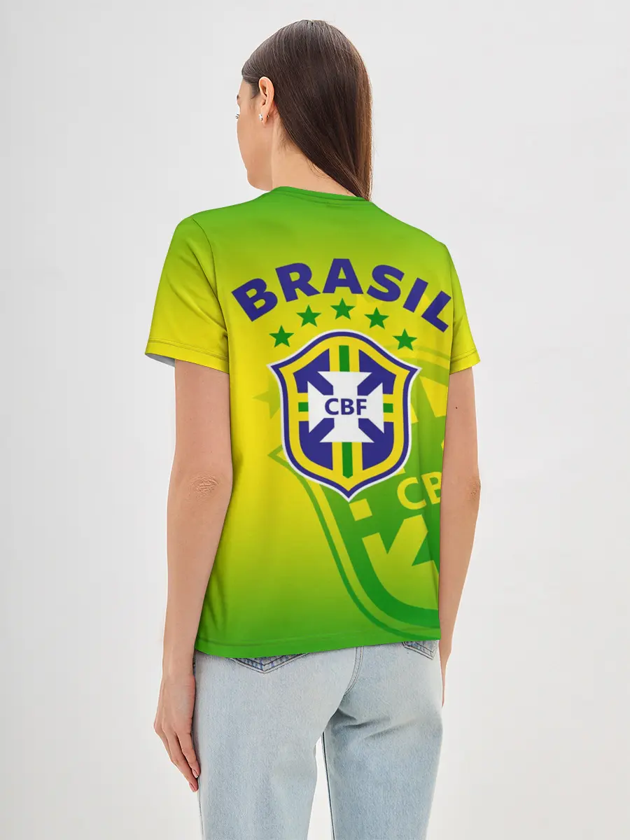 Женская базовая футболка / Бразилия
