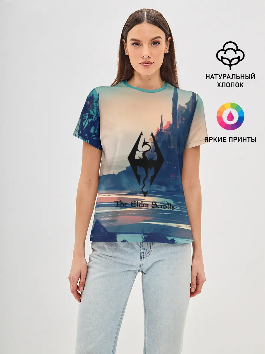 Женская базовая футболка / The Elder Scrolls