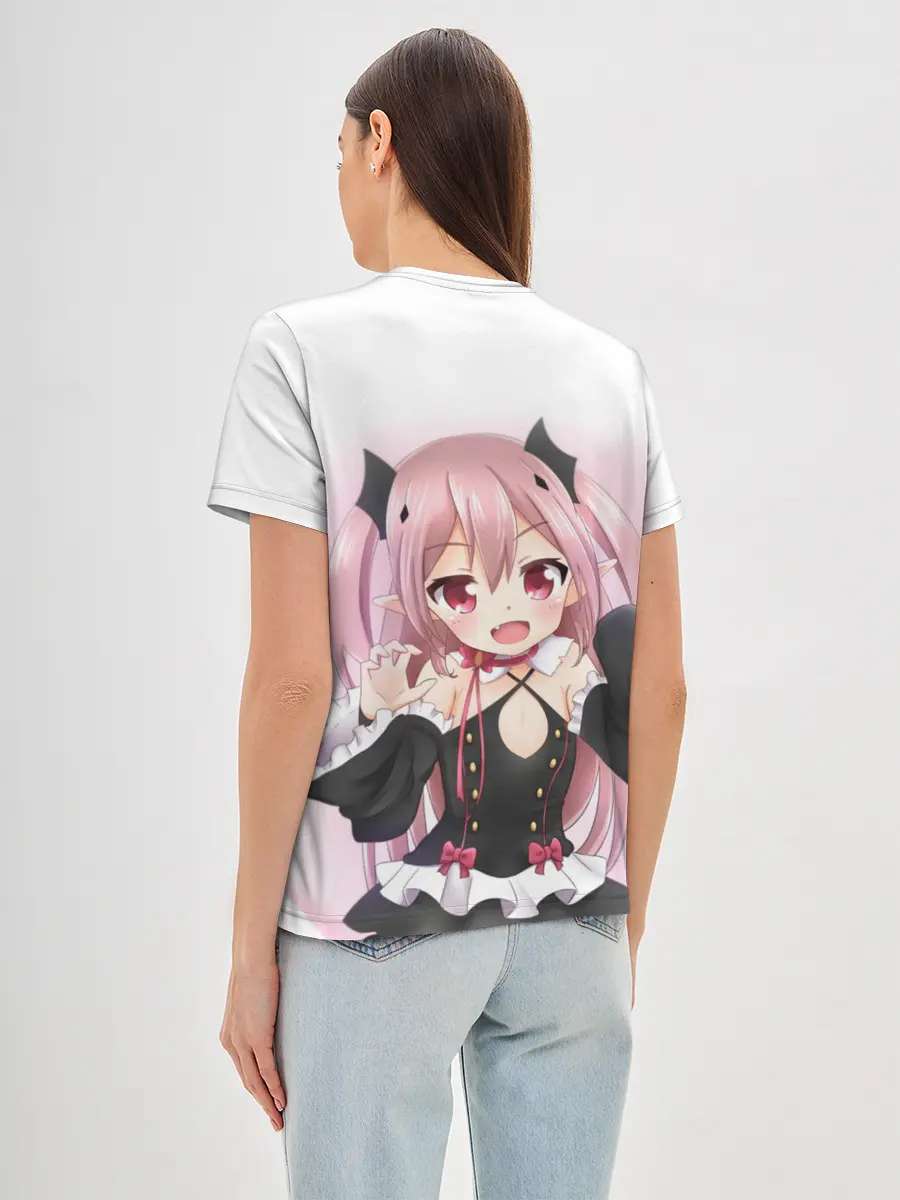 Женская базовая футболка / Милый вампир