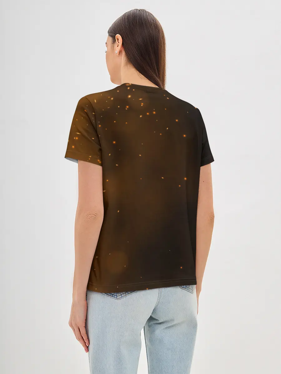 Женская базовая футболка / FIRE BATTLEFIELD LOGO | ЛОГО