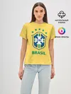 Женская базовая футболка / Сборная Бразилии
