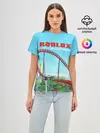 Женская базовая футболка / ROBLOX: Powering Imagination