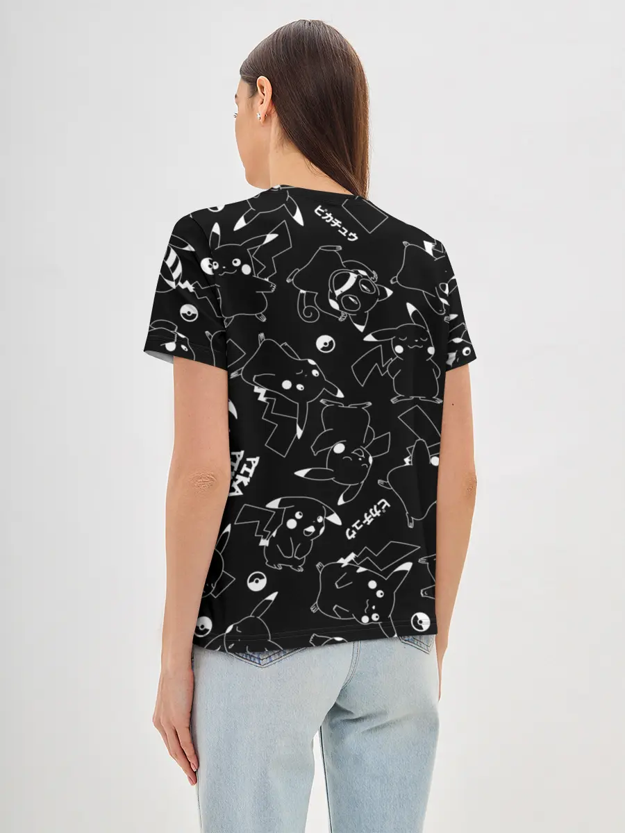 Женская базовая футболка / ПИКАЧУ