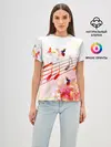 Женская базовая футболка / Ноты весна